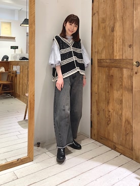 Honokaさん（レディース・157cm）の冬コーディネート