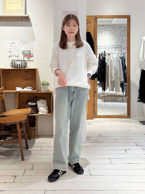 セール】縦ストレッチ足長デニムパンツ（デニムパンツ）｜PUAL CE CIN