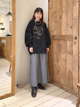 Honokaさん（レディース・157cm）の冬コーディネート