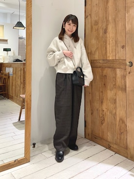 Honokaさん（レディース・157cm）の冬コーディネート