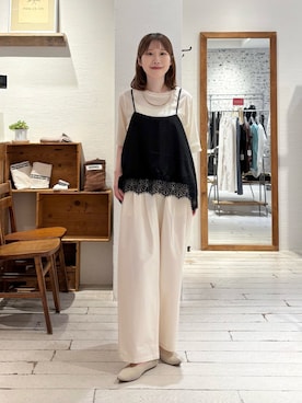 「PUAL CE CIN（ピュアルセシン）のアイテム」を使った、Honokaさん（レディース・157cm）の夏コーディネート