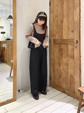 Honokaさん（レディース・157cm）の冬コーディネート