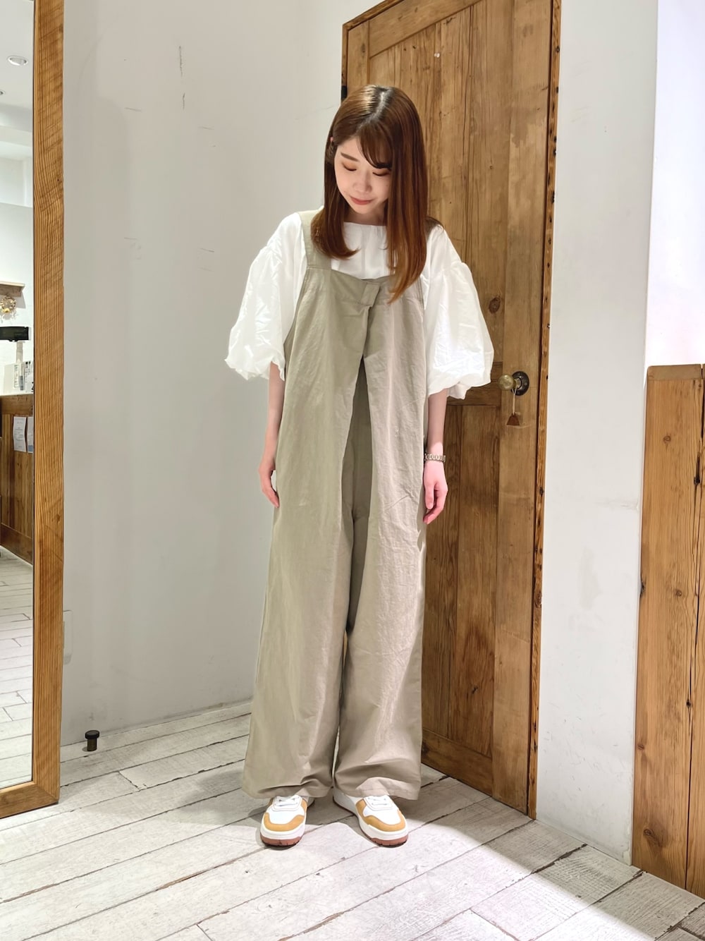 Du noir】コットンリネンサロペットを使った人気ファッション