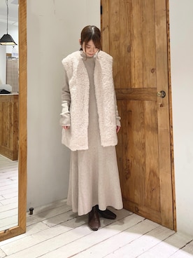 Honokaさん（レディース・157cm）の冬コーディネート