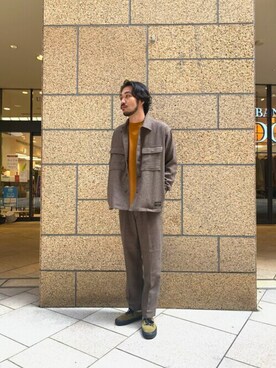 「PENDLETON（ペンドルトン）のアイテム（その他アウター）」を使った、Kazunariさん（メンズ・179cm）の秋コーディネート