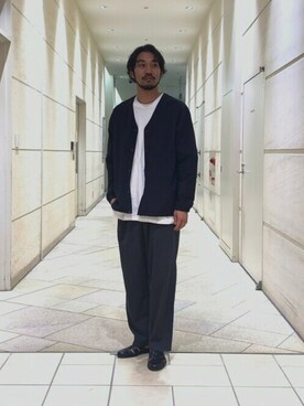 「BURLAP OUTFITTER」｜「アイテム（ブルゾン）」を使った、Kazunariさん（メンズ・179cm）の夏コーディネート