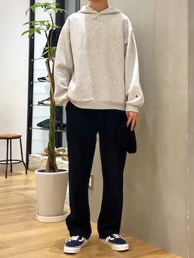「VANS（バンズ）のアイテム（その他）」を使った、ショウゴさん（メンズ・182cm）の秋コーディネート