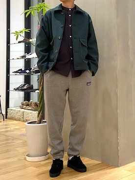 「patagonia」｜「アイテム（その他シューズ）」を使った、ショウゴさん（メンズ・182cm）の冬コーディネート