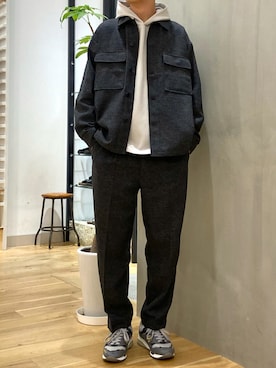 「PENDLETON（ペンドルトン）のアイテム（その他アウター）」を使った、ショウゴさん（メンズ・182cm）の秋コーディネート
