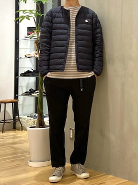 「グラミチ」｜「アイテム（その他）」を使った、ショウゴさん（メンズ・182cm）の秋コーディネート