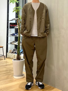 「BURLAP OUTFITTER」｜「アイテム（ブルゾン）」を使った、ショウゴさん（メンズ・182cm）の夏コーディネート