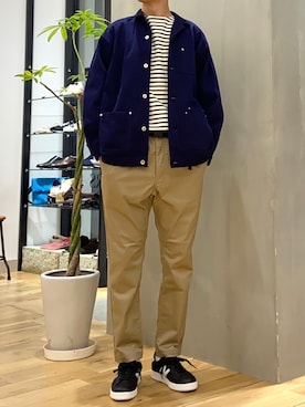 「Dickies（ディッキーズ）のアイテム（その他）」を使った、ショウゴさん（メンズ・182cm）の冬コーディネート