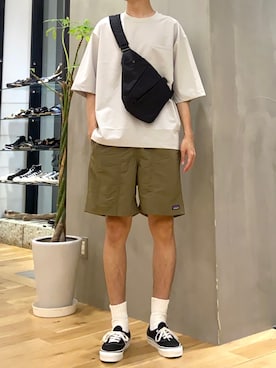 「patagonia」｜「アイテム（その他）」を使った、ショウゴさん（メンズ・182cm）の夏コーディネート