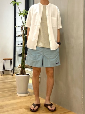 「TIMEX（タイメックス）のアイテム（その他）」を使った、ショウゴさん（メンズ・182cm）の夏コーディネート