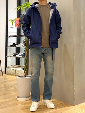 「グラミチ」｜「アイテム（その他）」を使った、ショウゴさん（メンズ・182cm）の冬コーディネート