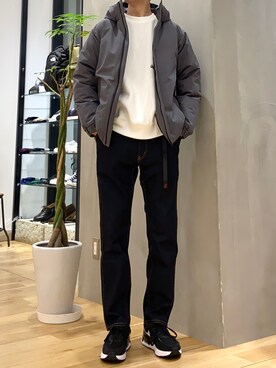 ショウゴさんの「『別注』Mt Design 3776×GRAMICCI　デニムMountain Pants」を使ったコーディネート