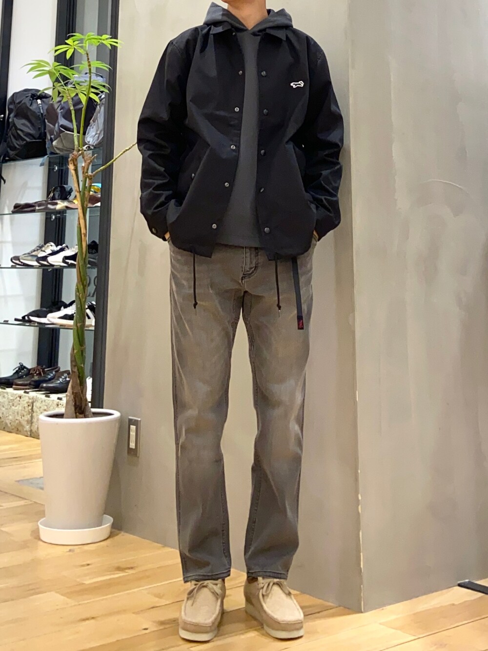 ショウゴさんの「『別注』PENNEYS×DOORS　THE FOX コーチジャケット（PENNEYS）」を使ったコーディネートの1枚目の写真