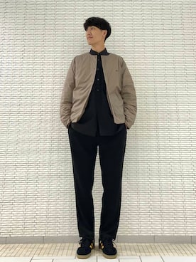 「アイテム（ダウンジャケット/コート）」を使った、ショウゴさん（メンズ・182cm）の秋コーディネート