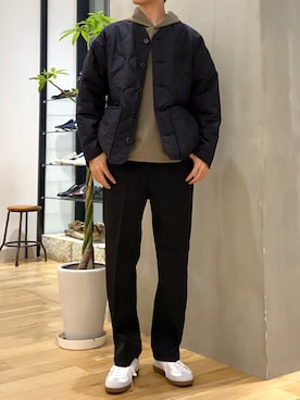 「Wrangler」｜「アイテム（ブルゾン）」を使った、ショウゴさん（メンズ・182cm）の冬コーディネート