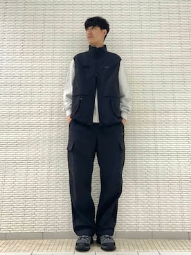 「アイテム（スウェット）」を使った、ショウゴさん（メンズ・182cm）の夏コーディネート
