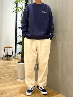 「VANS（バンズ）のアイテム（その他）」を使った、ショウゴさん（メンズ・182cm）の秋コーディネート