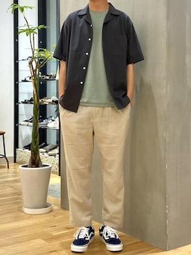 「VANS（バンズ）のアイテム（その他）」を使った、ショウゴさん（メンズ・182cm）の夏コーディネート