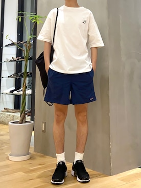 「patagonia」｜「アイテム（その他）」を使った、ショウゴさん（メンズ・182cm）の夏コーディネート
