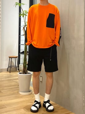 「URBAN RESEARCH DOORS（アーバンリサーチドアーズ）のアイテム（レッグウェア）」を使った、ショウゴさん（メンズ・182cm）の夏コーディネート