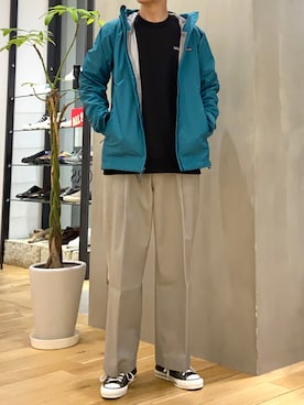 「CONVERSE（コンバース）のアイテム（その他）」を使った、ショウゴさん（メンズ・182cm）の春コーディネート