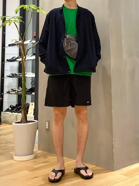 「パタゴニア」｜「アイテム（ブルゾン）」を使った、ショウゴさん（メンズ・182cm）の春コーディネート