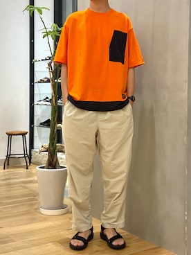 「TIMEX（タイメックス）のアイテム（その他）」を使った、ショウゴさん（メンズ・182cm）の夏コーディネート