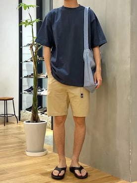 「OOFOS（ウーフォス）のOOFOS　Ooriginal（サンダル）」を使った、ショウゴさん（メンズ・182cm）の夏コーディネート