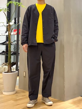 「BURLAP OUTFITTER（バーラップアウトフィッター）のアイテム（ジャケット/アウター）」を使った、ショウゴさん（メンズ・182cm）の春コーディネート