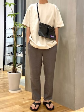 「OOFOS（ウーフォス）のOOFOS　Ooriginal（サンダル）」を使った、ショウゴさん（メンズ・182cm）の夏コーディネート