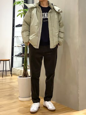 「MIZUNO（ミズノ　）のアイテム（ジャケット/アウター）」を使った、ショウゴさん（メンズ・182cm）の冬コーディネート