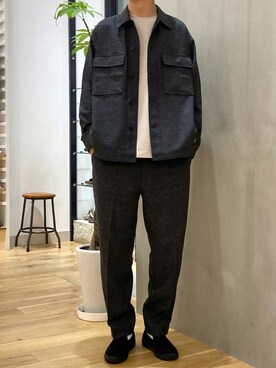 「PENDLETON（ペンドルトン）のアイテム（その他アウター）」を使った、ショウゴさん（メンズ・182cm）の秋コーディネート