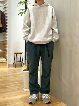 「グラミチ」｜「アイテム（その他）」を使った、ショウゴさん（メンズ・182cm）の秋コーディネート