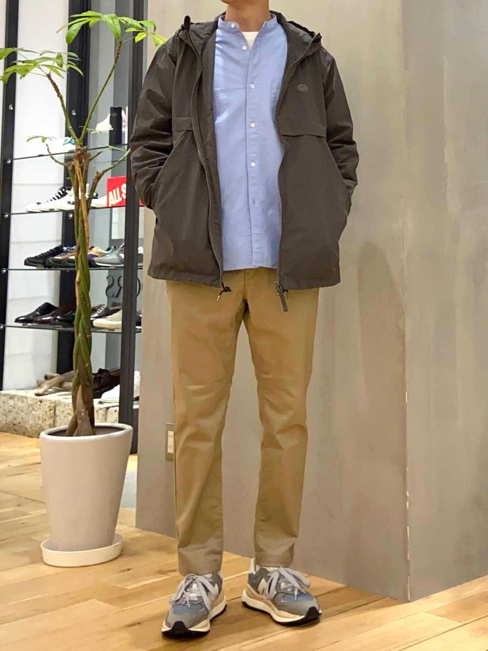 Peak Apparel×DOORS WeatherLightParka 別注】snow peak apparel×DOORS Weather Light Parkaを使った