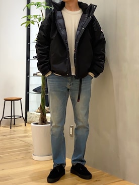 「アイテム（その他シューズ）」を使った、ショウゴさん（メンズ・182cm）の冬コーディネート