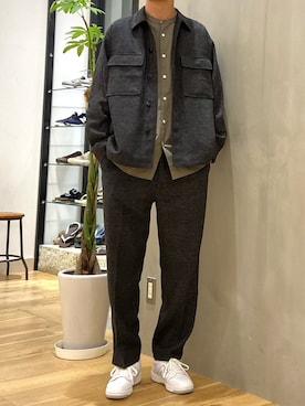 「PENDLETON（ペンドルトン）のアイテム（その他アウター）」を使った、ショウゴさん（メンズ・182cm）の秋コーディネート