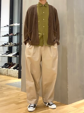 「CONVERSE（コンバース）のアイテム（その他）」を使った、ショウゴさん（メンズ・182cm）の春コーディネート