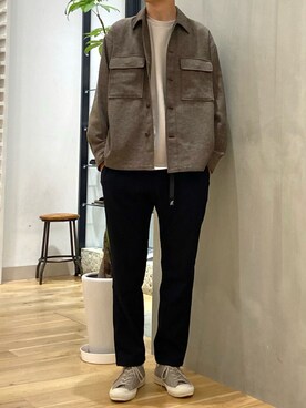 「PENDLETON（ペンドルトン）のアイテム（その他アウター）」を使った、ショウゴさん（メンズ・182cm）の秋コーディネート