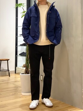 「PATRICK（パトリック）のアイテム（スニーカー）」を使った、ショウゴさん（メンズ・182cm）の冬コーディネート