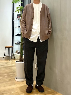 「PENDLETON（ペンドルトン）のアイテム（その他パンツ）」を使った、ショウゴさん（メンズ・182cm）の秋コーディネート