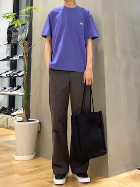 「S.M.L（サムシング・ミッシング・イン・ライフ）のアイテム」を使った、ショウゴさん（メンズ・182cm）の春コーディネート