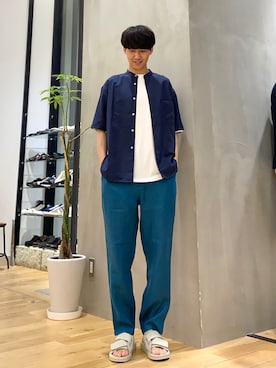 「ショップスタッフのおしゃれ配色」｜ショウゴさん（メンズ・182cm）の春コーディネート