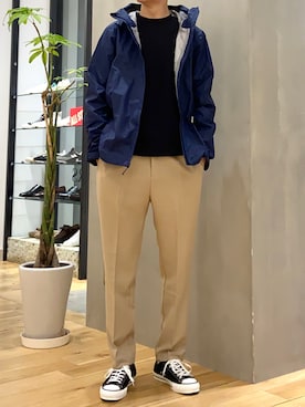 「CONVERSE（コンバース）のアイテム（その他）」を使った、ショウゴさん（メンズ・182cm）の冬コーディネート