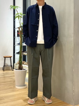 「Chaco（チャコ）のアイテム」を使った、ショウゴさん（メンズ・182cm）の夏コーディネート