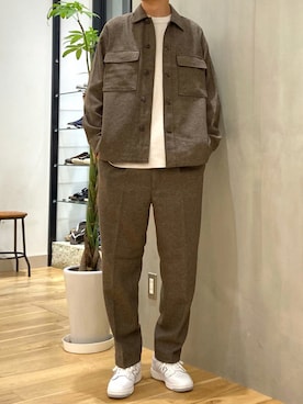 「PENDLETON（ペンドルトン）のアイテム（その他アウター）」を使った、ショウゴさん（メンズ・182cm）の秋コーディネート