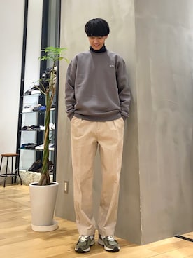 「コーデュロイパンツ」｜ショウゴさん（メンズ・182cm）の冬コーディネート